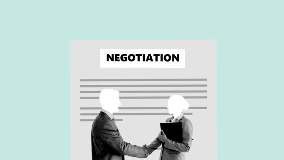 Négociation de contrat entre deux professionnels