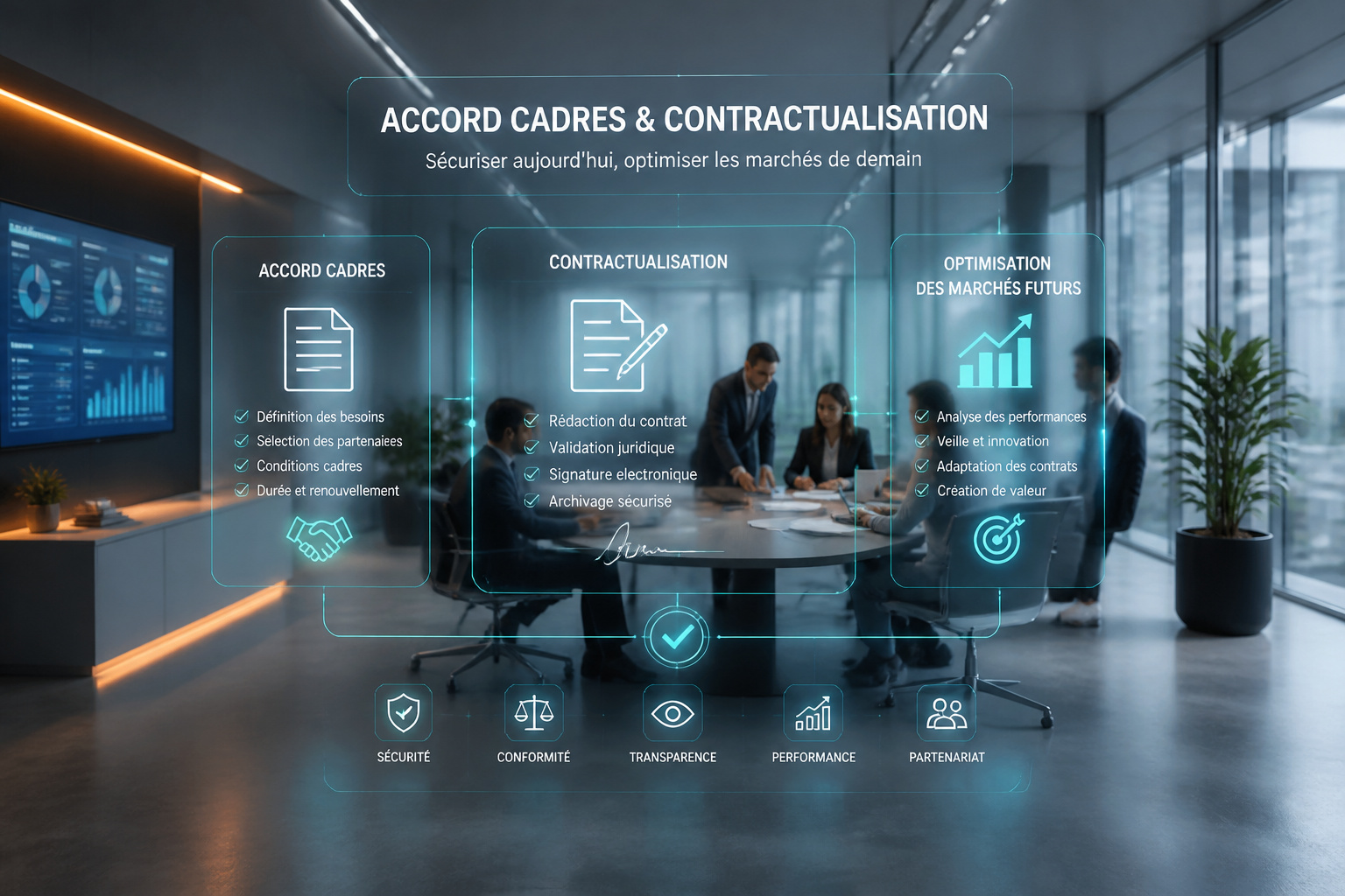 Accords cadres et contractualisation