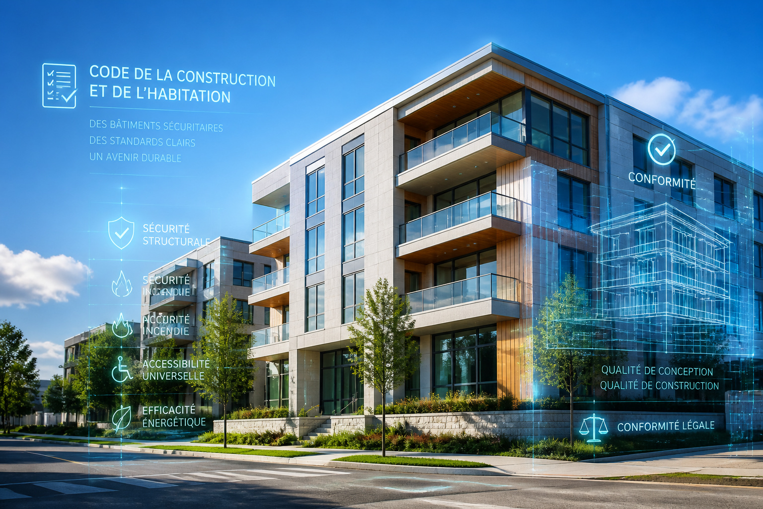 Batiment moderne et conformite reglementaire