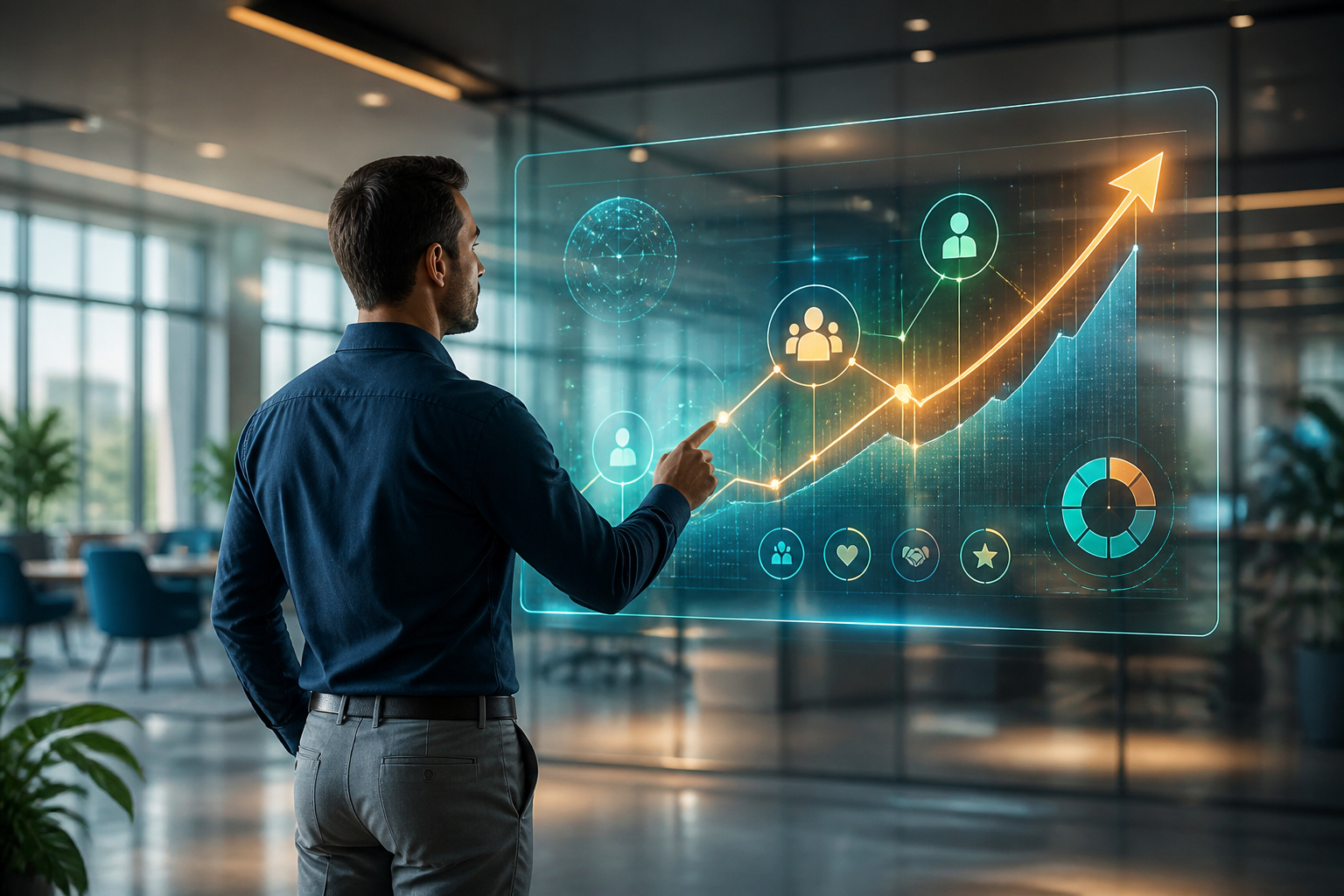 Analyse de croissance holographique