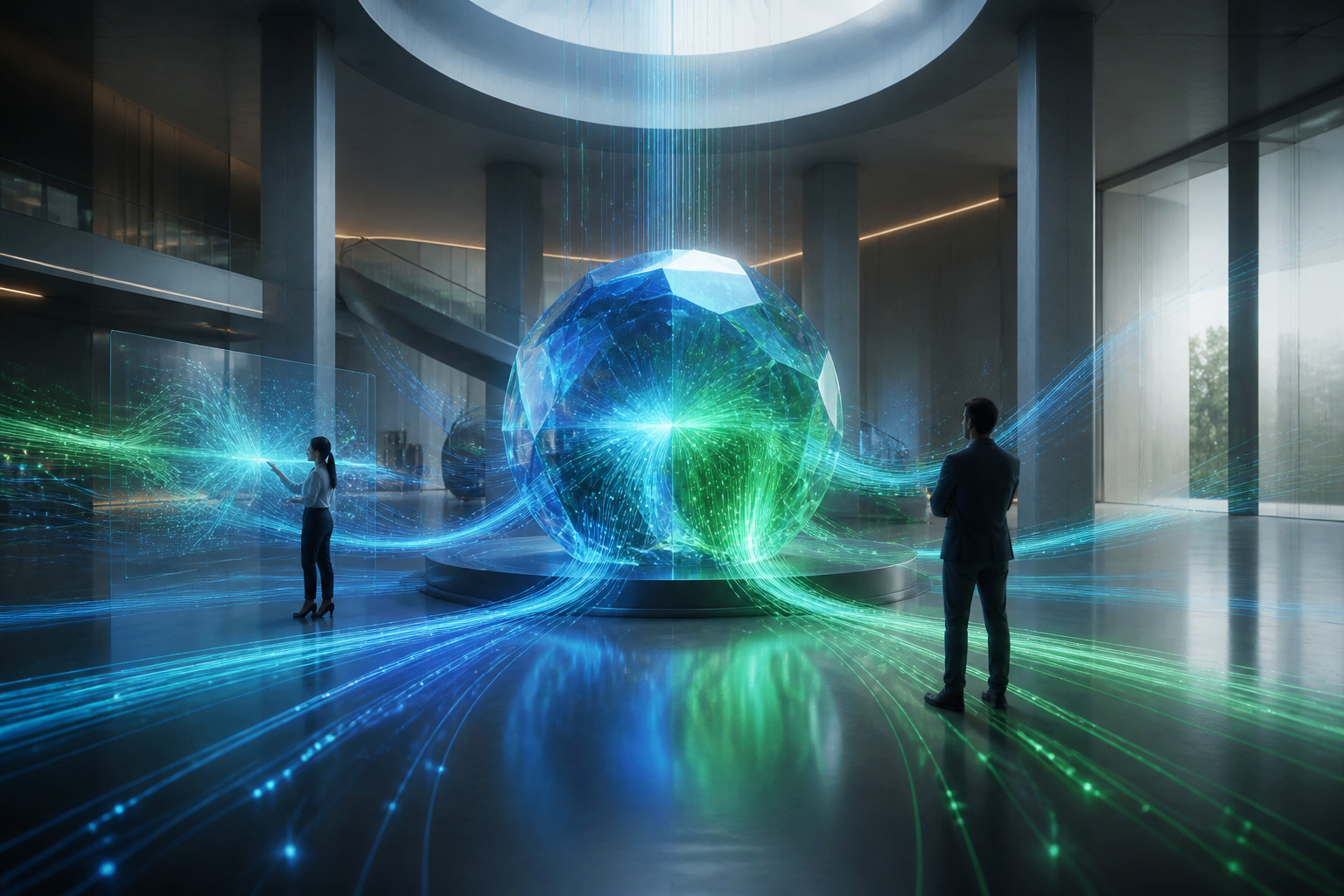Le coeur lumineux des donnees
