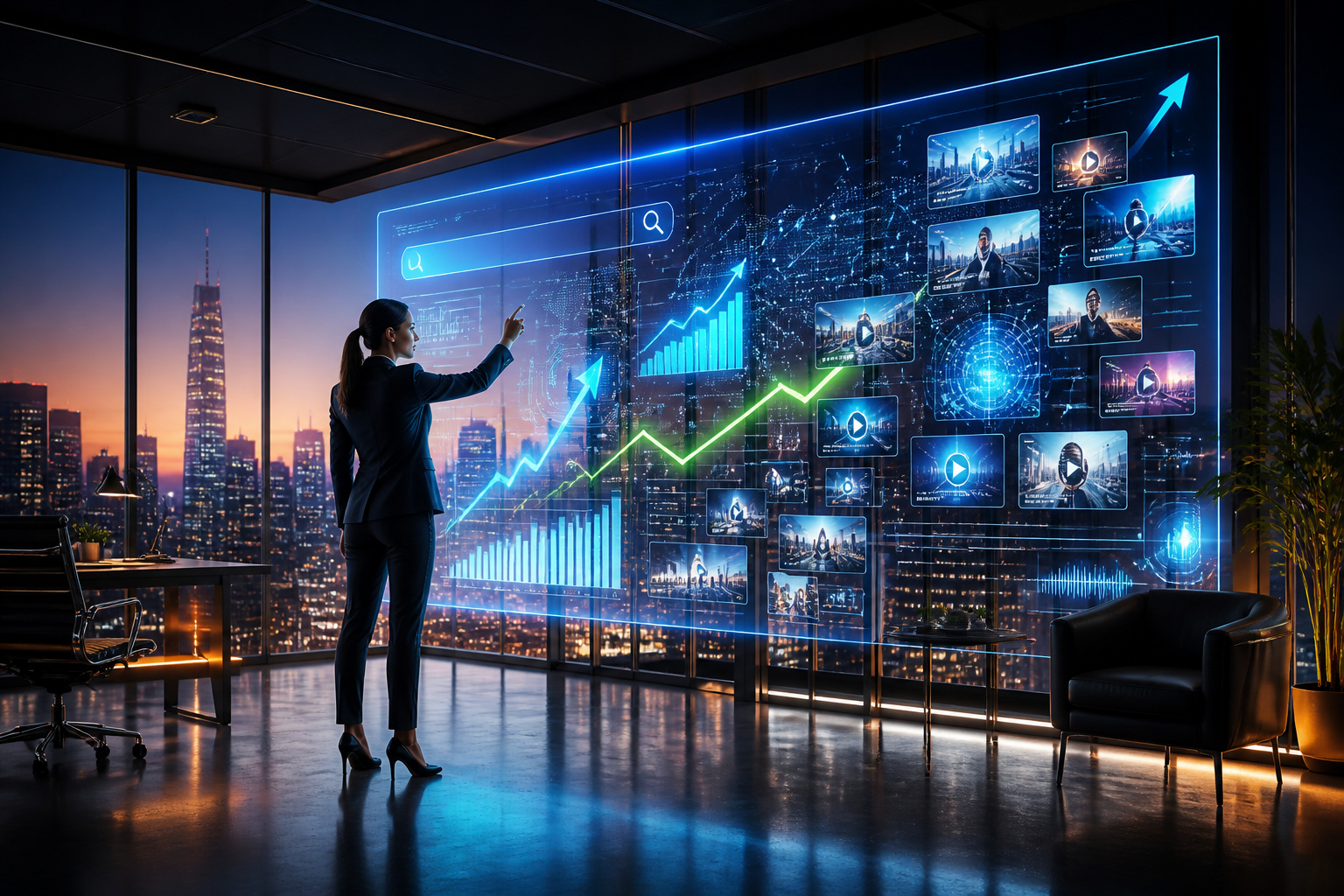 Vision strategique et croissance mediatique