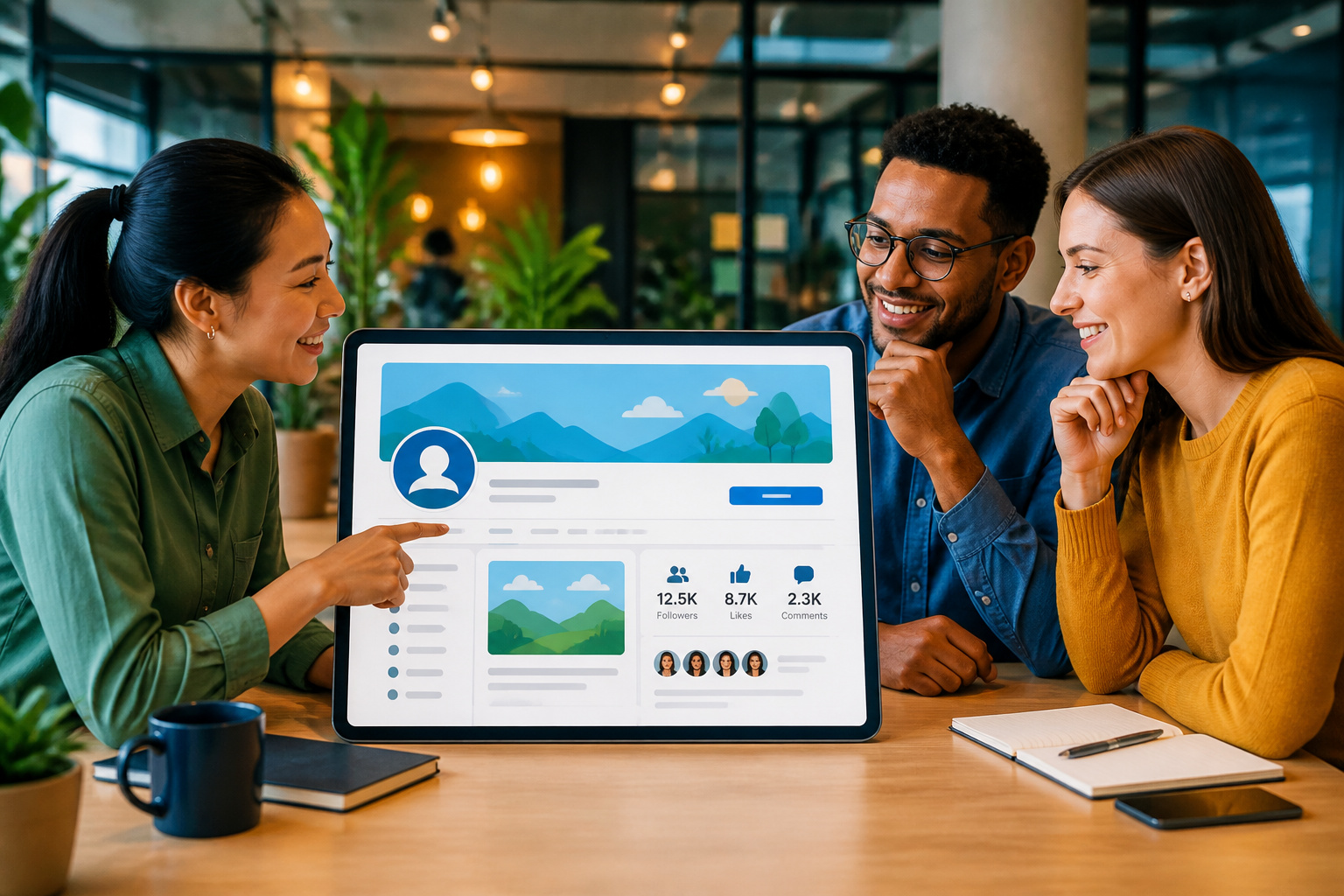 Collaboration sur une page fan numerique