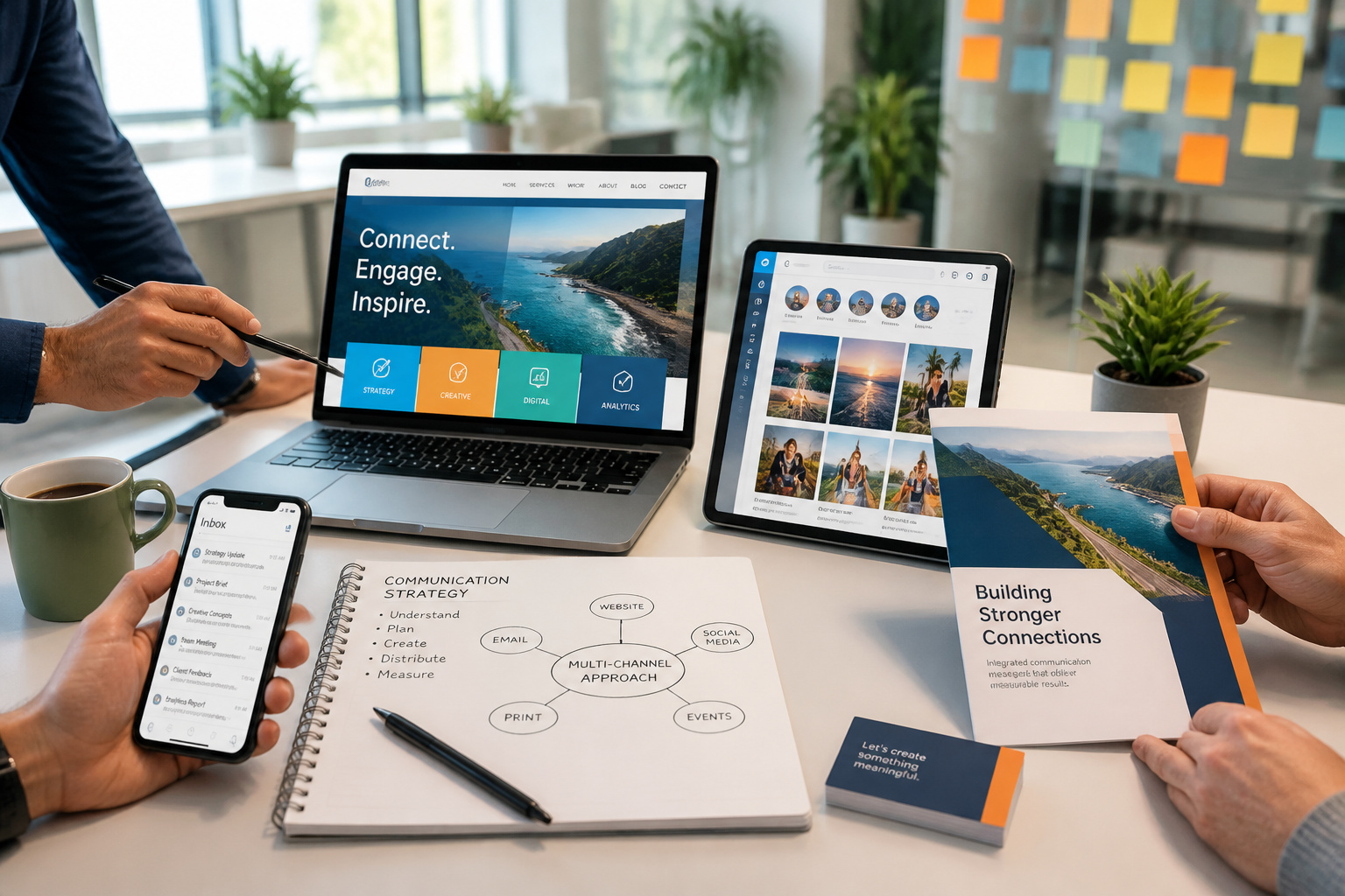 Strategie de communication multicanal
